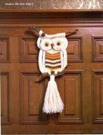 Fred the Owl • 1970s Macramé Owls Hangers • Art Hanging Hangings Pattern  Book • 70s Vintage Plant Hanger • Retro Book PDF