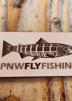PNW Fly Fishing Leather Patch