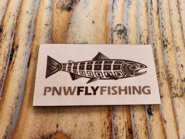 PNW Fly Fishing Leather Patch