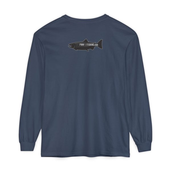 BOBO-SQUATCH PNW Fly Fishing Adventure Long Sleeve T-Shirt | Unisex Outdoor Tee - Image 20
