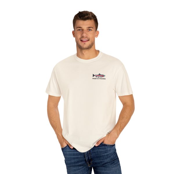 PNW Fly Fishing Logo Small Print Unisex T-Shirt - Image 16