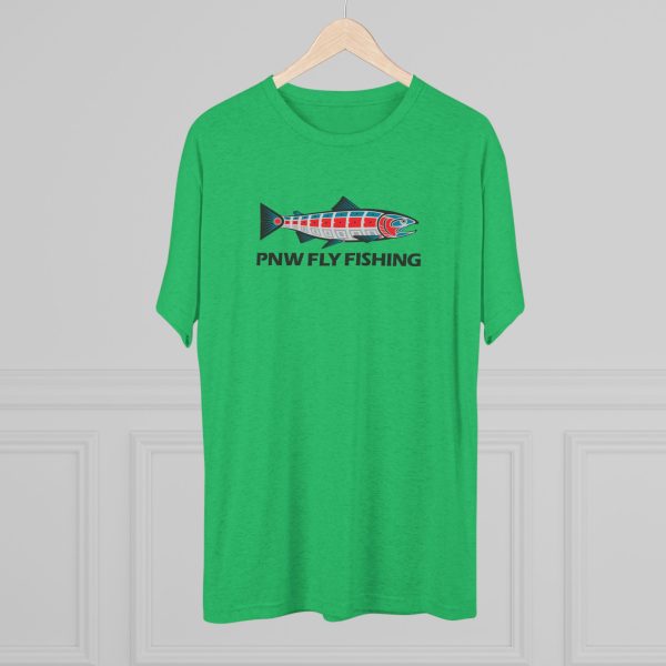 PNW Fly Fishing Tri-Blend Tee | Unisex Tri-Blend Tee - Image 6