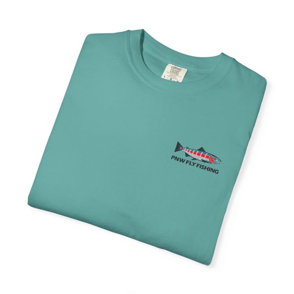 PNW Fly Fishing Logo Small Print Unisex T-Shirt - Image 31