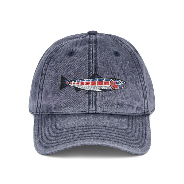 Embroidered Fish Logo "Old Man Hat" Cap - Casual Outdoor Hat - Image 4