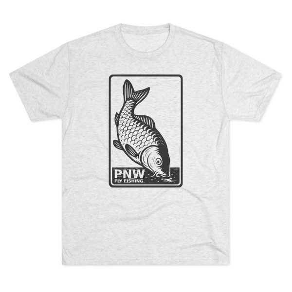 PNW Fly Fishing Carp Shirt | Unisex Tri-Blend Tee