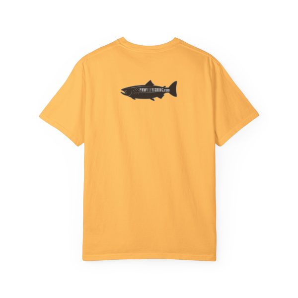 ODD YEAR Pink Salmon PNW Fly Fishing Graphic T-Shirt - Image 14