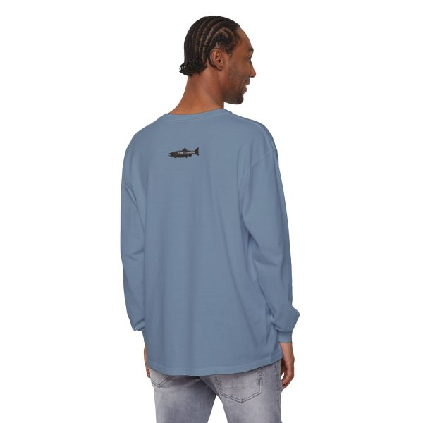 "Odd Year" Pink Salmon PNW Fly Fishing Long Sleeve Tee - Image 25
