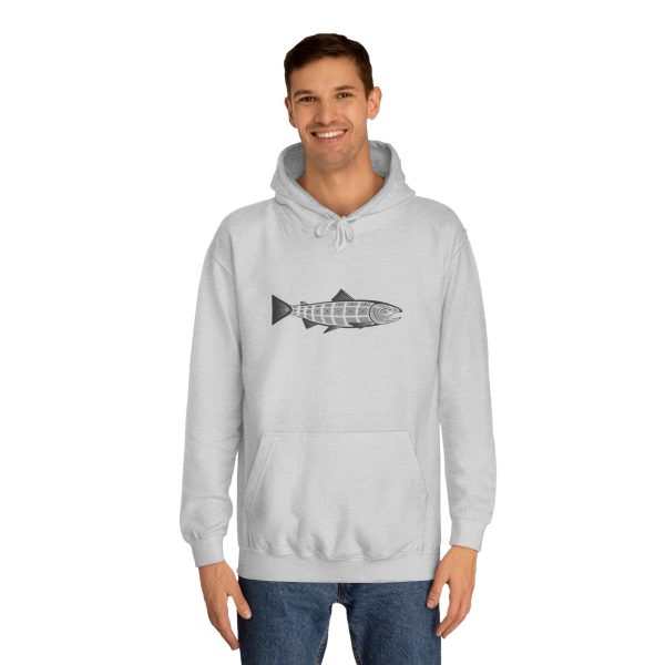 PNW FF Fish Logo Design Unisex Hoodie - Image 9