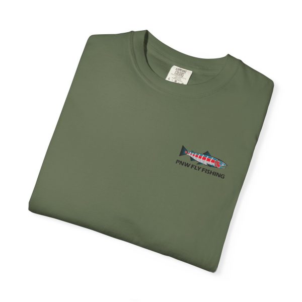 PNW Fly Fishing Logo Small Print Unisex T-Shirt - Image 23