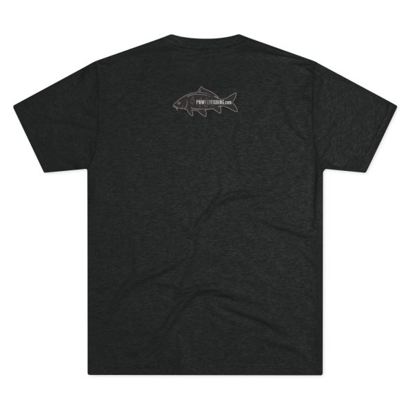 PNW Fly Fishing Carp Shirt | Unisex Tri-Blend Tee - Image 4