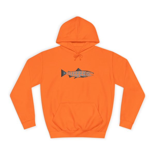PNW FF Fish Logo Design Unisex Hoodie - Image 4
