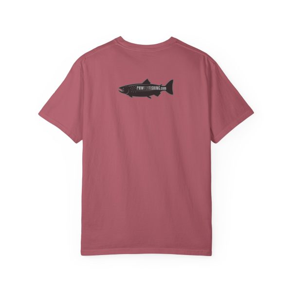 ODD YEAR Pink Salmon PNW Fly Fishing Graphic T-Shirt - Image 34