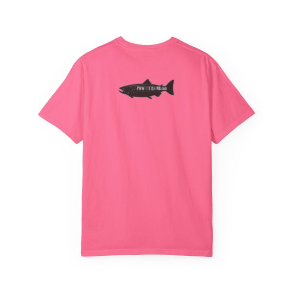 ODD YEAR Pink Salmon PNW Fly Fishing Graphic T-Shirt - Image 42