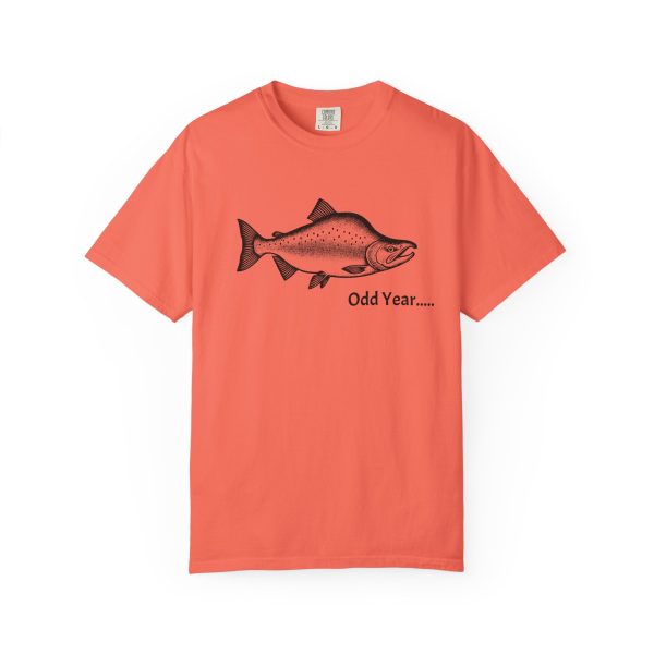 ODD YEAR Pink Salmon PNW Fly Fishing Graphic T-Shirt