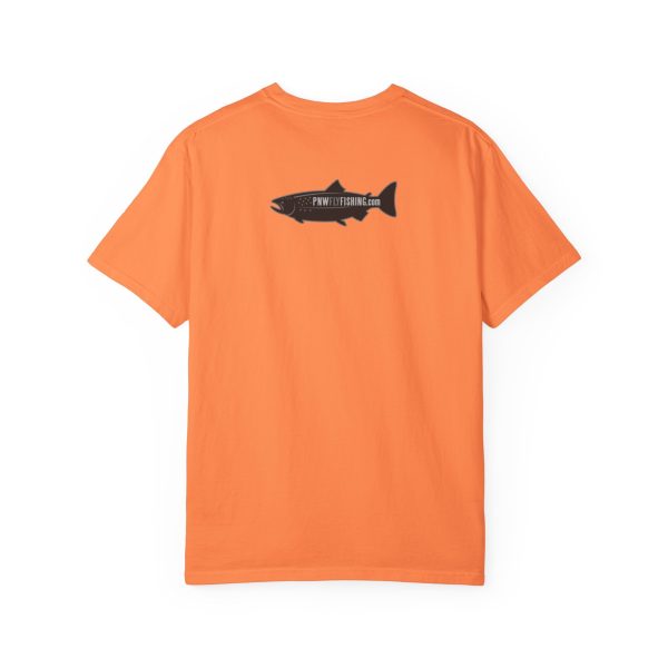 ODD YEAR Pink Salmon PNW Fly Fishing Graphic T-Shirt - Image 6