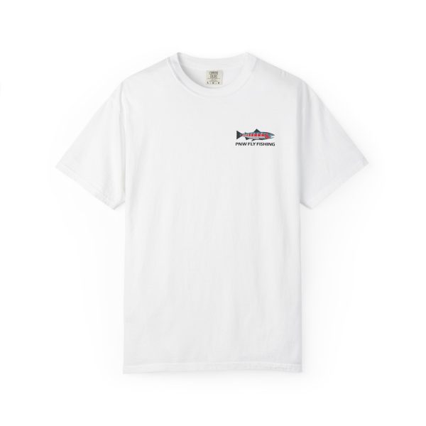 PNW Fly Fishing Logo Small Print Unisex T-Shirt - Image 5
