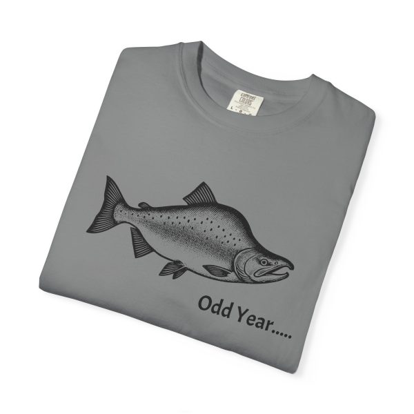 ODD YEAR Pink Salmon PNW Fly Fishing Graphic T-Shirt - Image 23