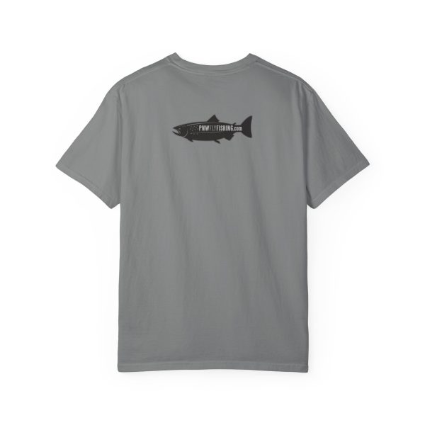 ODD YEAR Pink Salmon PNW Fly Fishing Graphic T-Shirt - Image 22