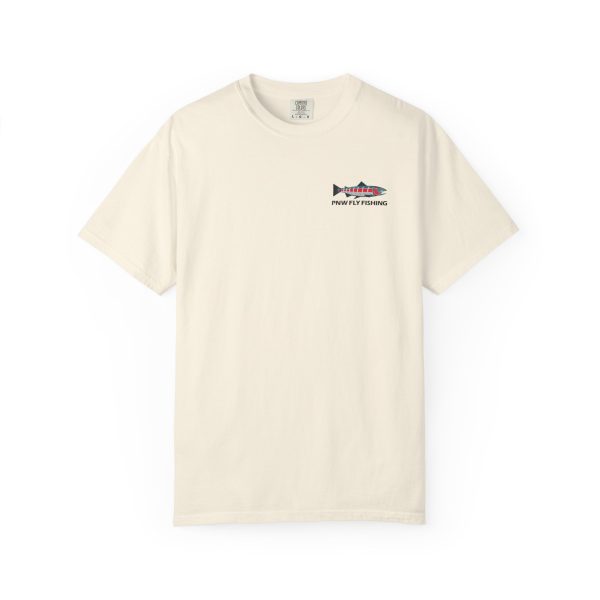 PNW Fly Fishing Logo Small Print Unisex T-Shirt - Image 13