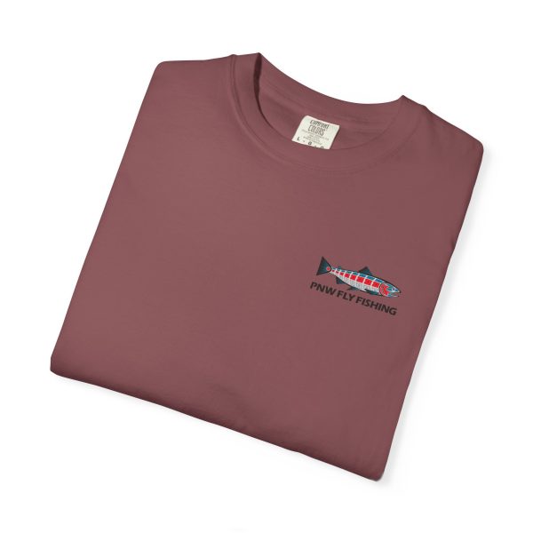 PNW Fly Fishing Logo Small Print Unisex T-Shirt - Image 11