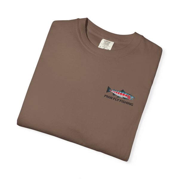 PNW Fly Fishing Logo Small Print Unisex T-Shirt - Image 19