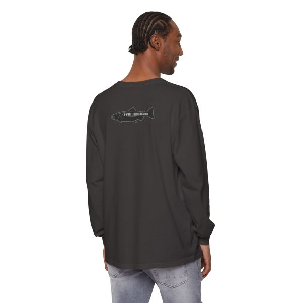 BOBO-SQUATCH PNW Fly Fishing Adventure Long Sleeve T-Shirt | Unisex Outdoor Tee - Image 30