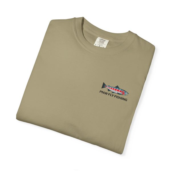 PNW Fly Fishing Logo Small Print Unisex T-Shirt - Image 3