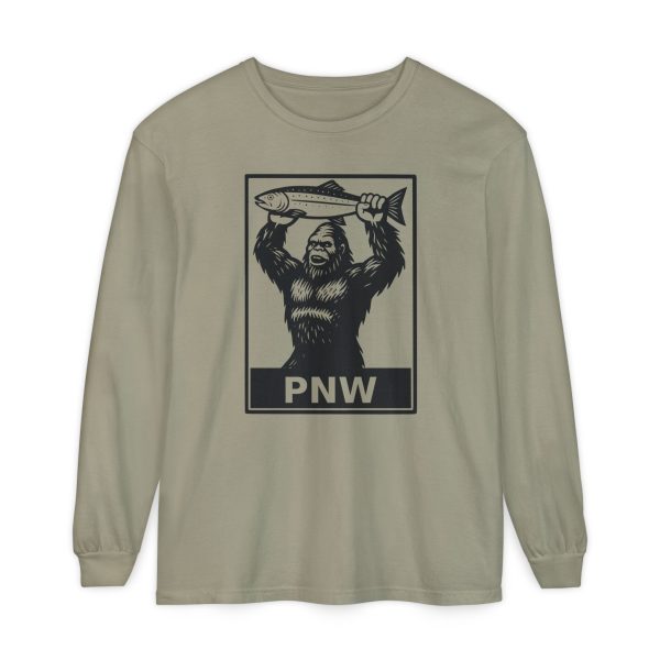 BOBO-SQUATCH PNW Fly Fishing Adventure Long Sleeve T-Shirt | Unisex Outdoor Tee