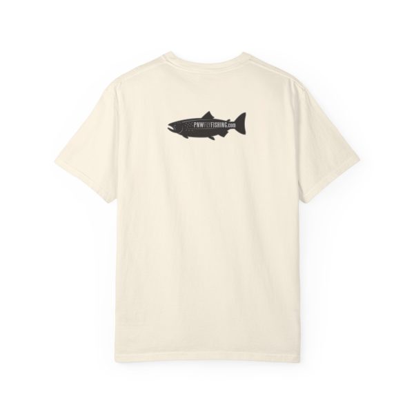 ODD YEAR Pink Salmon PNW Fly Fishing Graphic T-Shirt - Image 10
