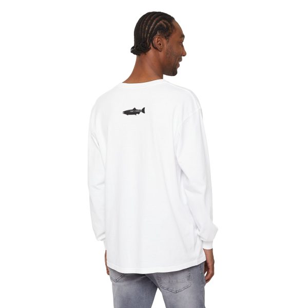 "Odd Year" Pink Salmon PNW Fly Fishing Long Sleeve Tee - Image 8