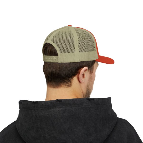 PNW Fly Fishing Fish Logo Snapback Trucker Cap - Image 8