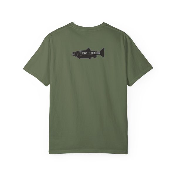 ODD YEAR Pink Salmon PNW Fly Fishing Graphic T-Shirt - Image 26