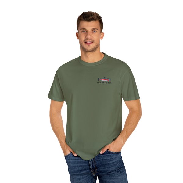 PNW Fly Fishing Logo Small Print Unisex T-Shirt - Image 24