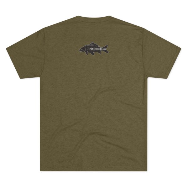 PNW Fly Fishing Carp Shirt | Unisex Tri-Blend Tee - Image 10
