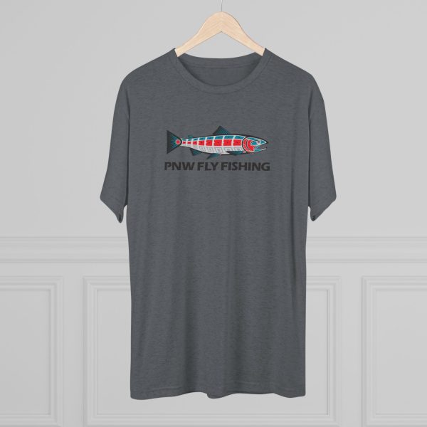 PNW Fly Fishing Tri-Blend Tee | Unisex Tri-Blend Tee - Image 18