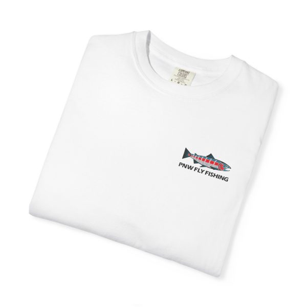 PNW Fly Fishing Logo Small Print Unisex T-Shirt - Image 7
