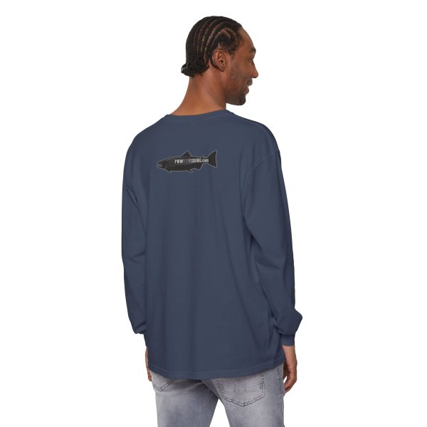 BOBO-SQUATCH PNW Fly Fishing Adventure Long Sleeve T-Shirt | Unisex Outdoor Tee - Image 22