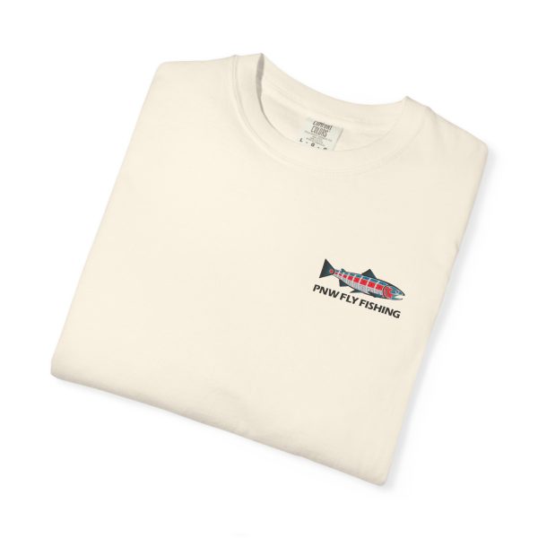 PNW Fly Fishing Logo Small Print Unisex T-Shirt - Image 15