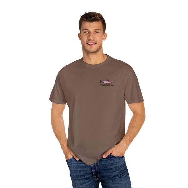 PNW Fly Fishing Logo Small Print Unisex T-Shirt - Image 20