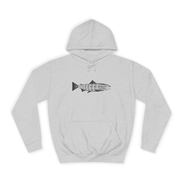 PNW FF Fish Logo Design Unisex Hoodie - Image 7