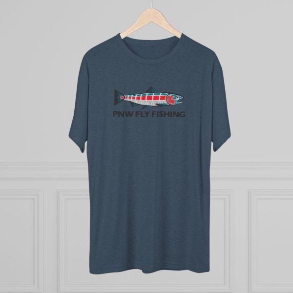 PNW Fly Fishing Tri-Blend Tee | Unisex Tri-Blend Tee - Image 15