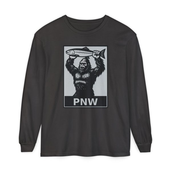 BOBO-SQUATCH PNW Fly Fishing Adventure Long Sleeve T-Shirt | Unisex Outdoor Tee - Image 27