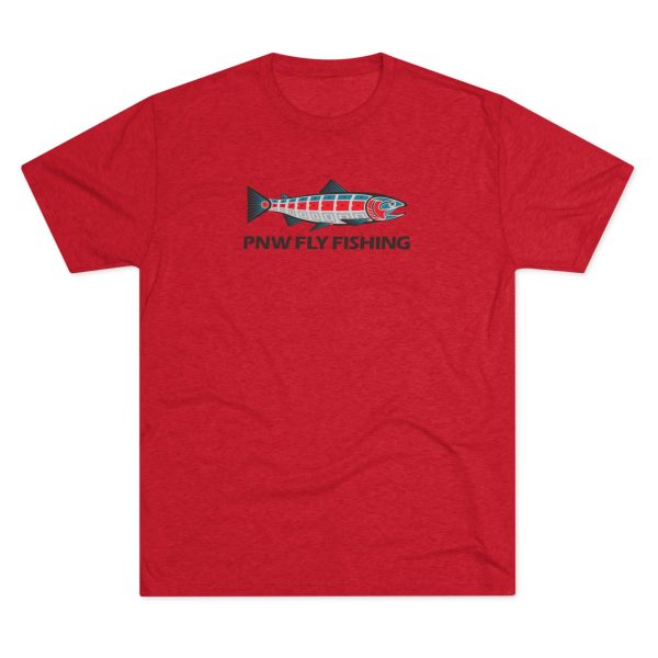 PNW Fly Fishing Tri-Blend Tee | Unisex Tri-Blend Tee - Image 19