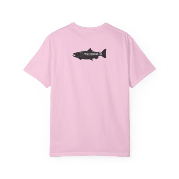 ODD YEAR Pink Salmon PNW Fly Fishing Graphic T-Shirt - Image 30