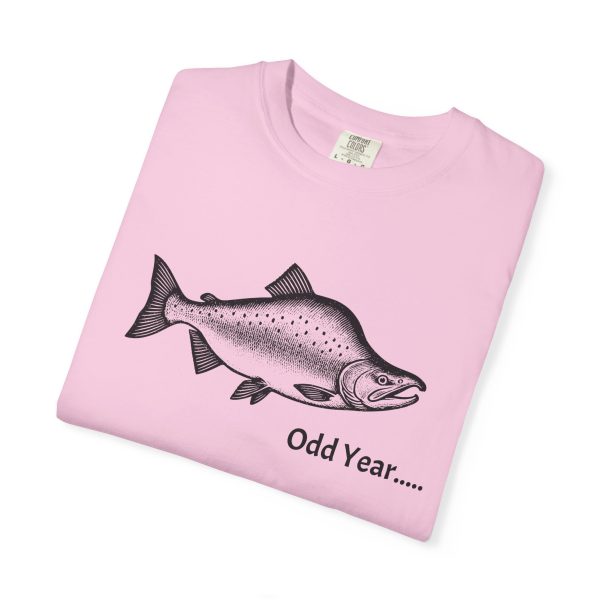 ODD YEAR Pink Salmon PNW Fly Fishing Graphic T-Shirt - Image 31