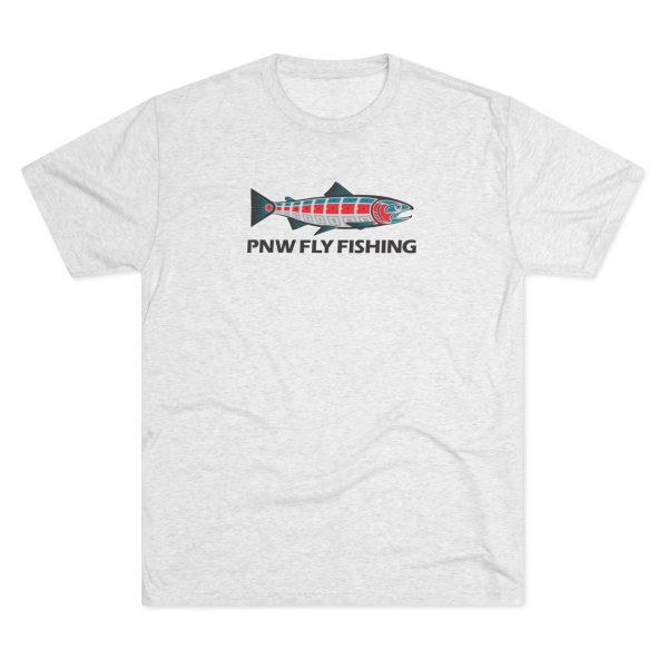 PNW Fly Fishing Tri-Blend Tee | Unisex Tri-Blend Tee