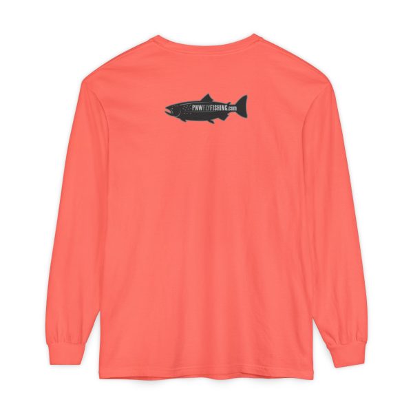 BOBO-SQUATCH PNW Fly Fishing Adventure Long Sleeve T-Shirt | Unisex Outdoor Tee - Image 4