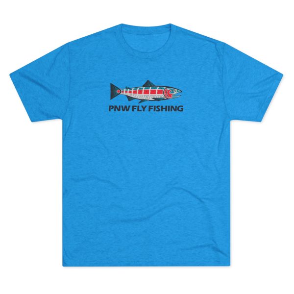 PNW Fly Fishing Tri-Blend Tee | Unisex Tri-Blend Tee - Image 7