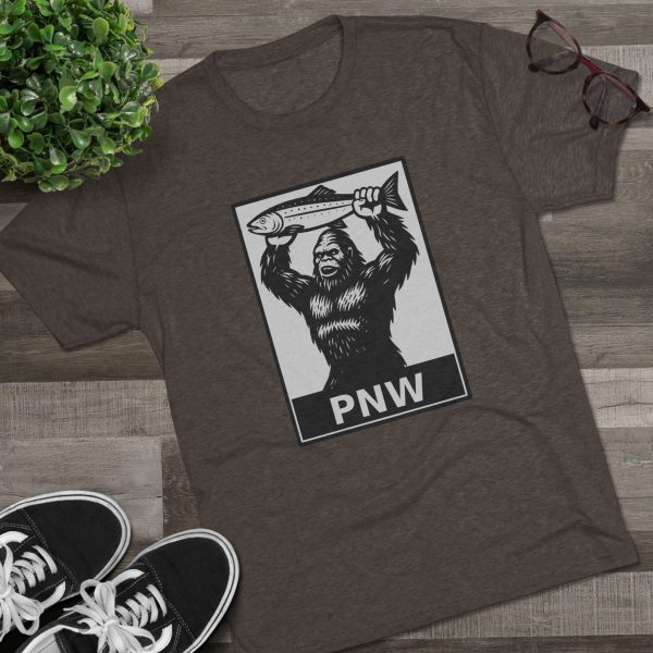 BOBO-SQUATCH PNW Fly Fishing Tee, Unisex Crew T-Shirt - Image 31