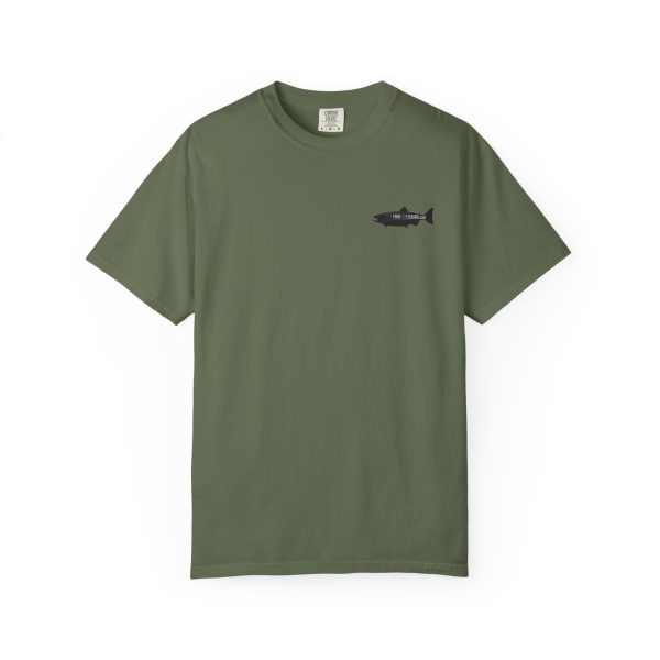 "Odd Year" Pink Salmon PNW Fly Fishing BACK PRINT T-Shirt - Image 14
